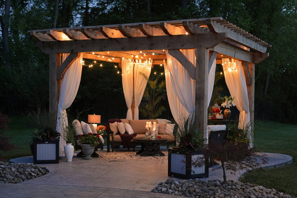 garden decor bridge how to build with cedar planks over a dry creek bed